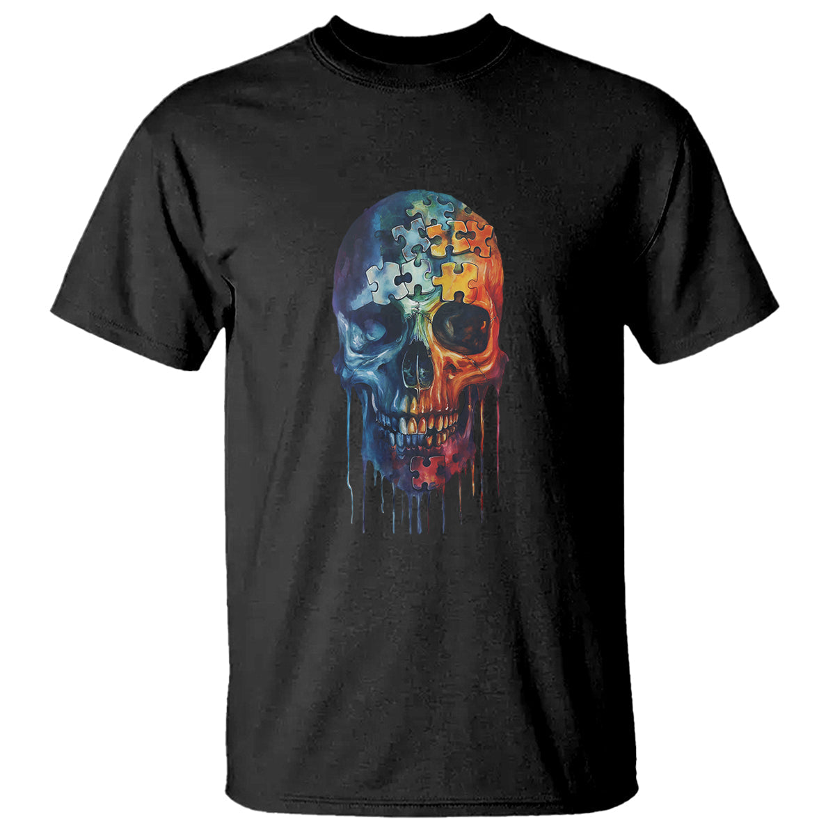 autism-awareness-cool-puzzle-skull-t-shirt