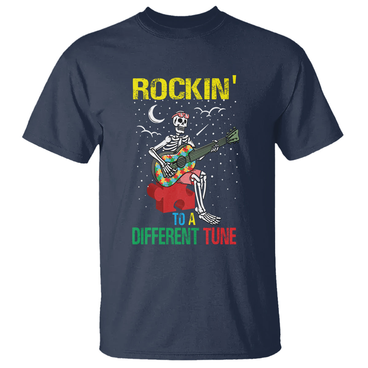 autism-awareness-t-shirt-rockin-to-a-different-tune-skeleton
