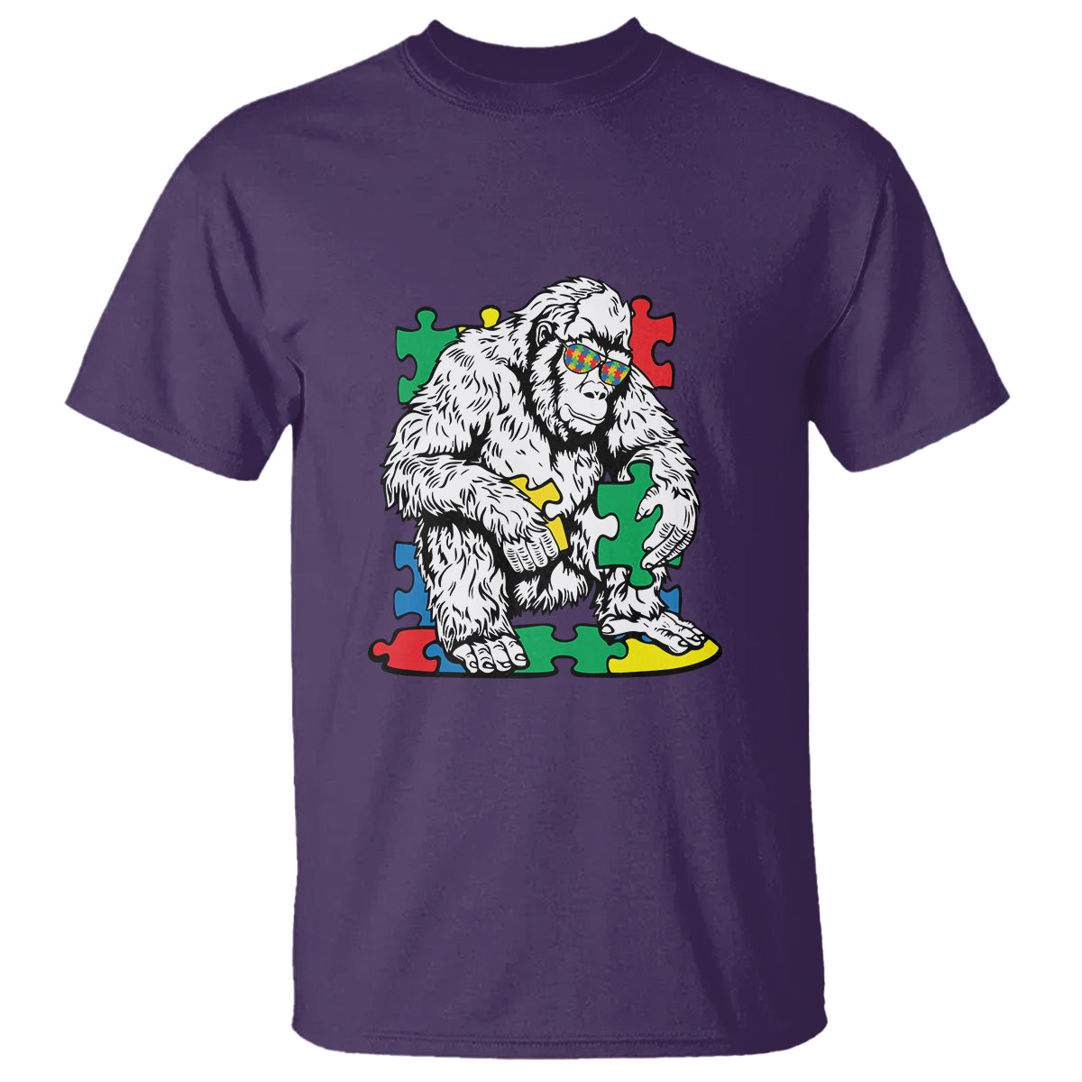 autism-awareness-bigfoot-puzzle-autistic-warrior-t-shirt