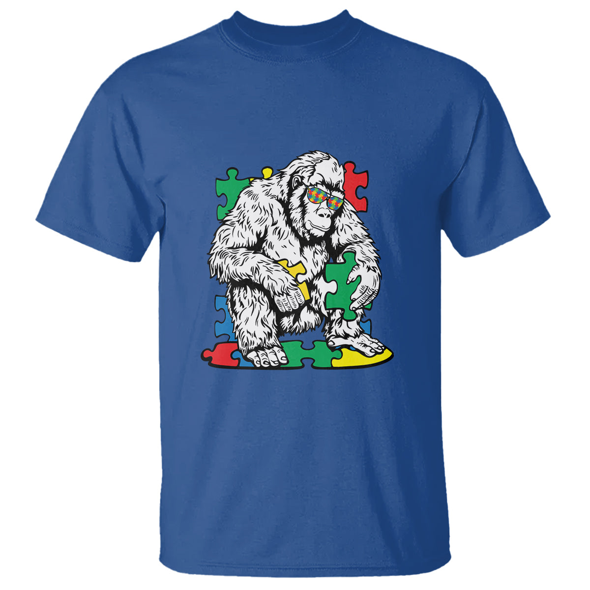 autism-awareness-bigfoot-puzzle-autistic-warrior-t-shirt