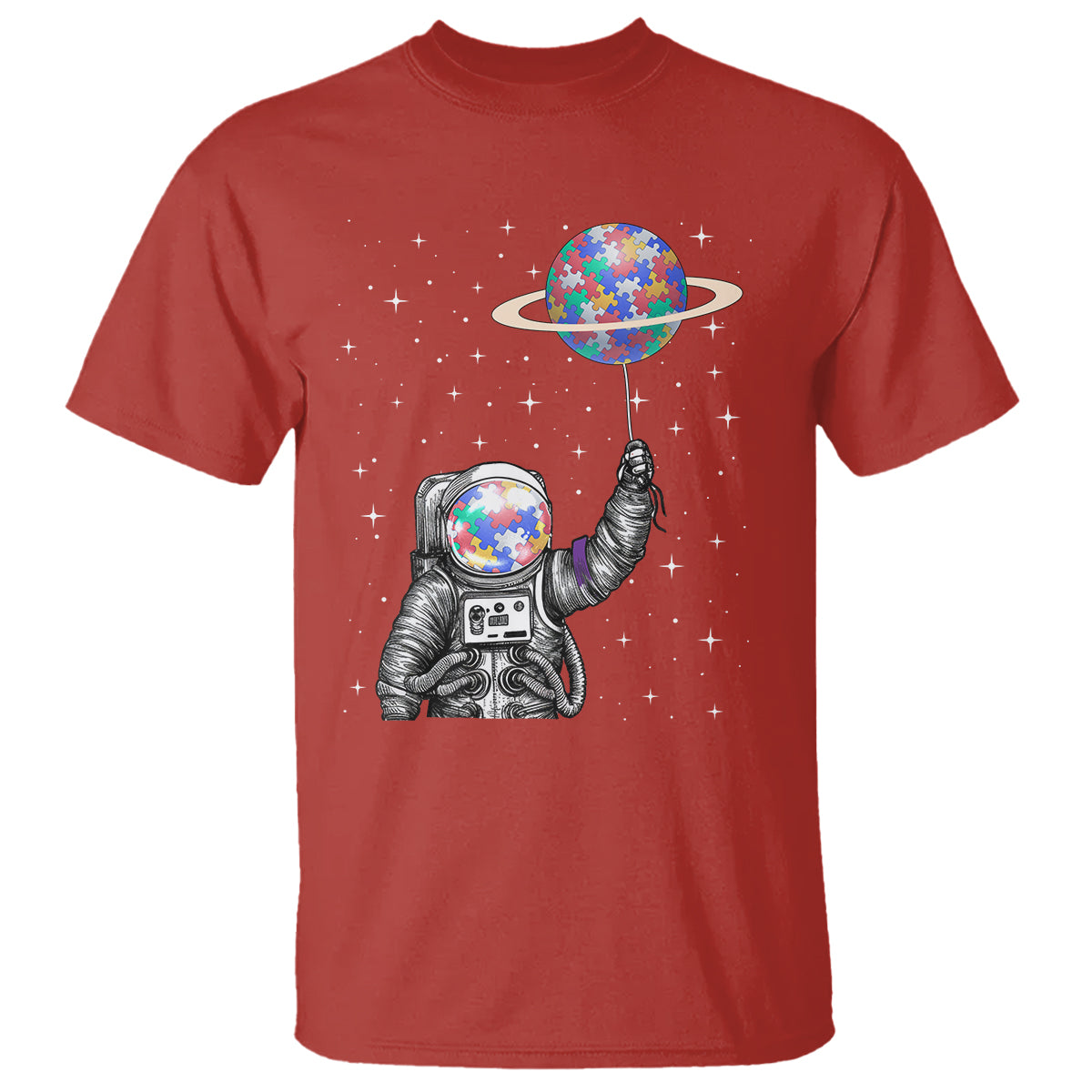 autism-awareness-t-shirt-astronaut-puzzle-balloon-autistic-outer-space
