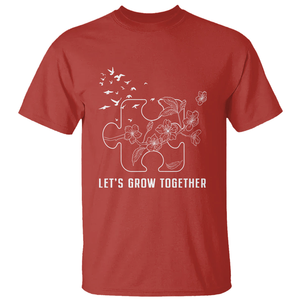 autism-awareness-t-shirt-lets-grow-together-puzzle-tree