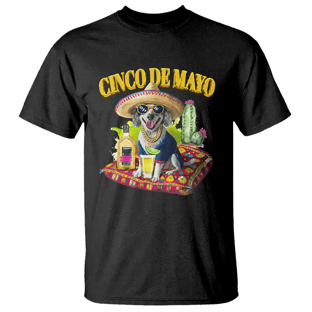 cinco-de-mayo-dog-lover-t-shirt-funny-cool-dog-mexican-sombrero-drinking-tequila