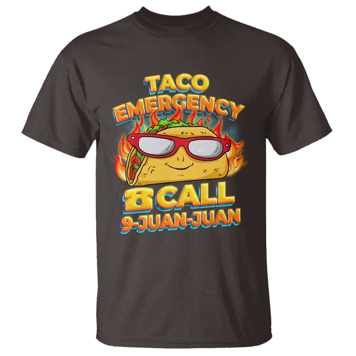 taco-lover-t-shirt-taco-emergency-call-9-juan-juan