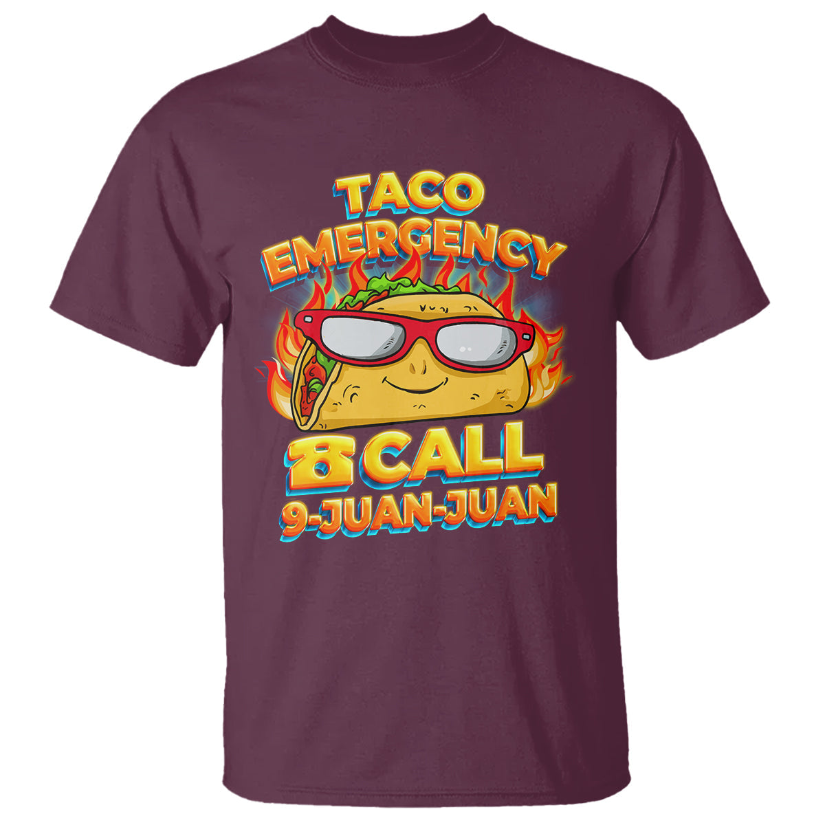 taco-lover-t-shirt-taco-emergency-call-9-juan-juan