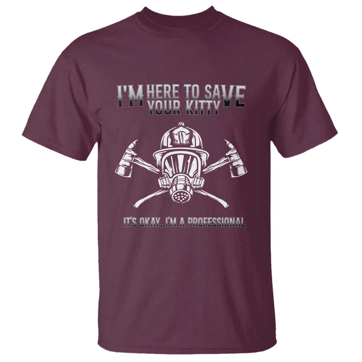 funny-firefighter-t-shirt-im-here-to-save-your-kitty-professional-fireman