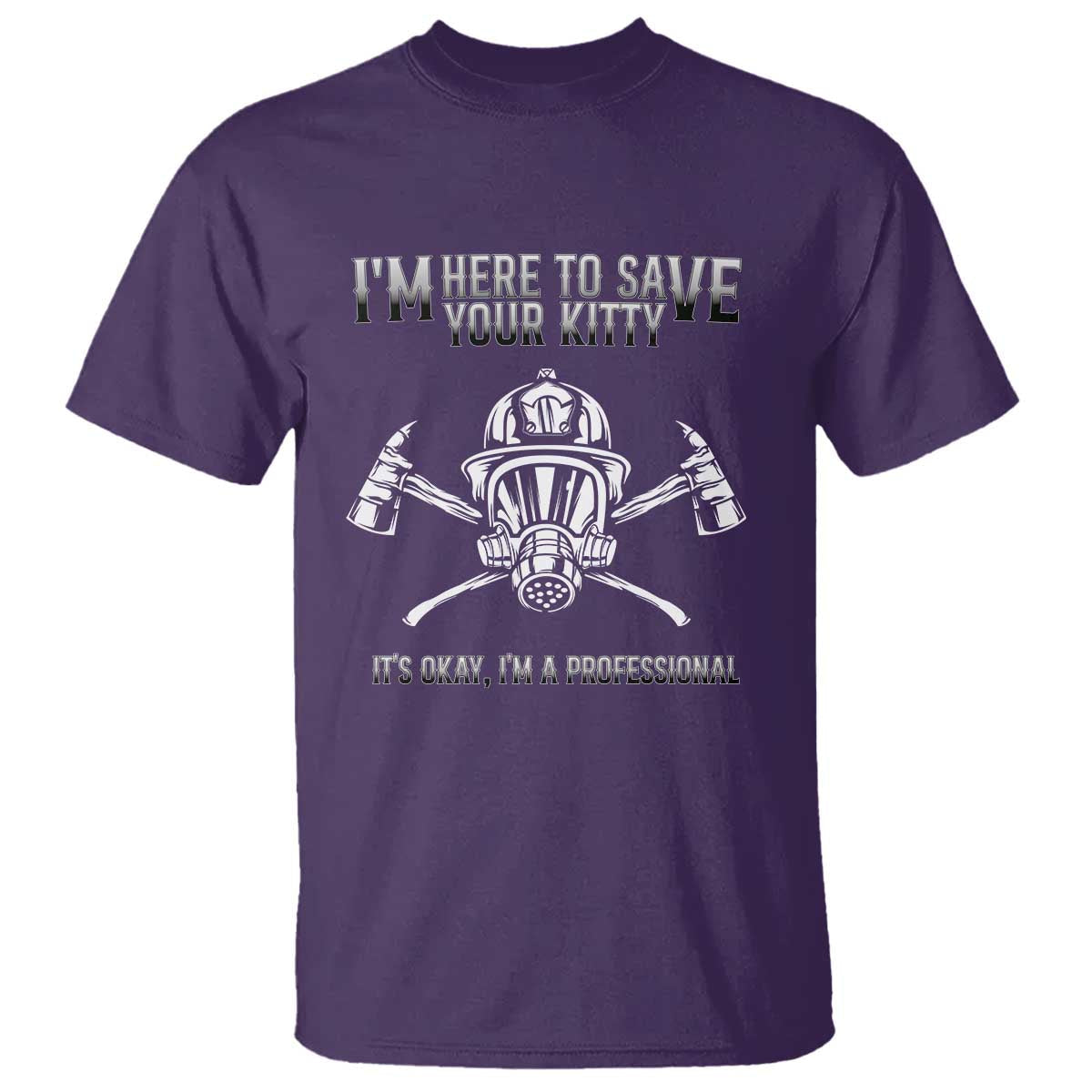 funny-firefighter-t-shirt-im-here-to-save-your-kitty-professional-fireman
