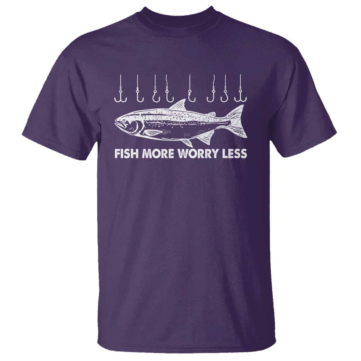 funny-fishing-t-shirt-fish-more-worry-less