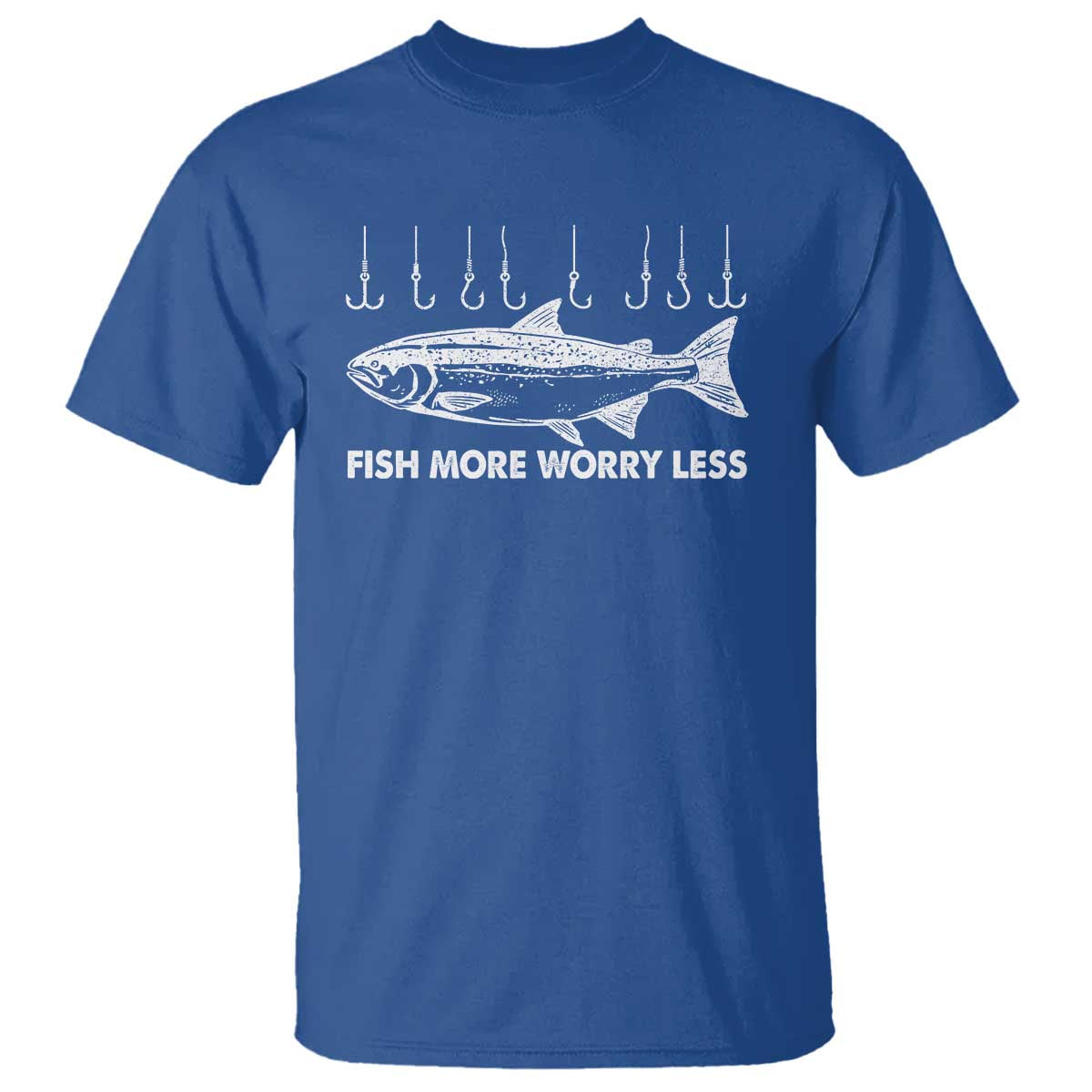 funny-fishing-t-shirt-fish-more-worry-less