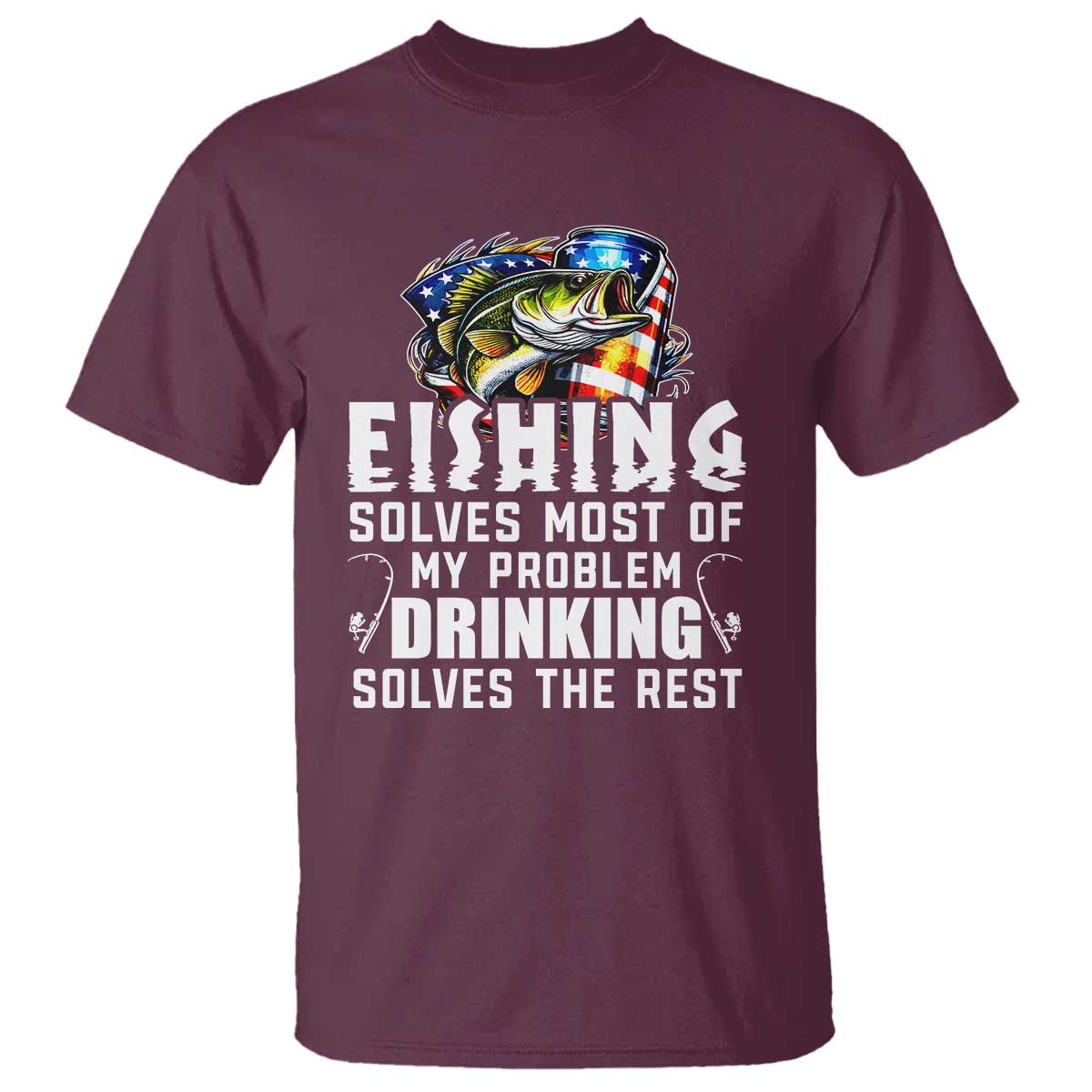 funny-fishing-drinking-t-shirt-fishing-solves-most-of-my-problems-drinking-solves-the-rest