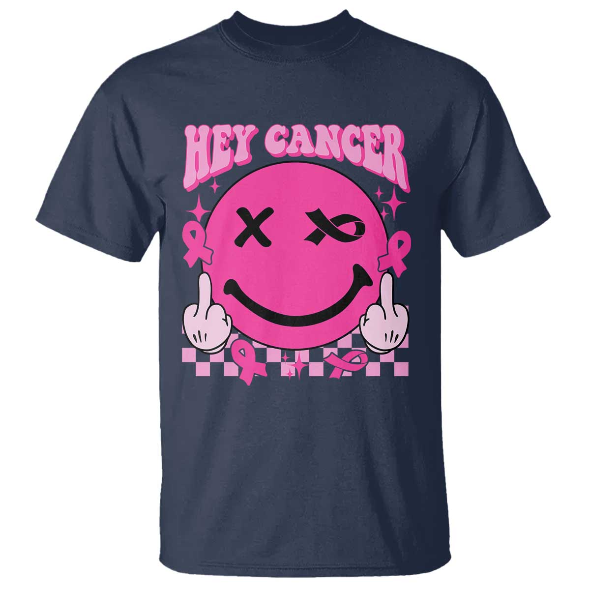 funny-breast-cancer-t-shirt-fuck-cancer-groovy