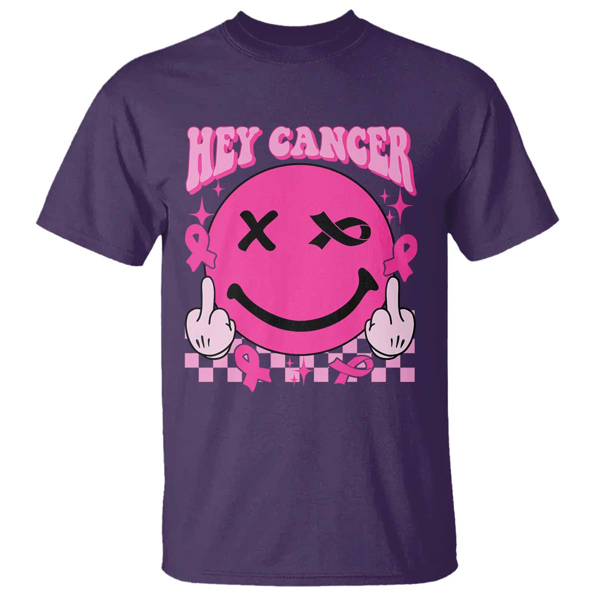 funny-breast-cancer-t-shirt-fuck-cancer-groovy