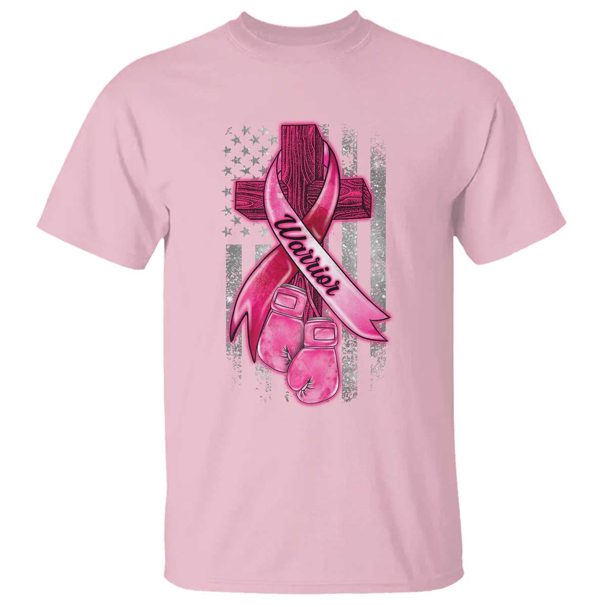pink-breast-cancer-t-shirt-i-am-warrior-american-flag
