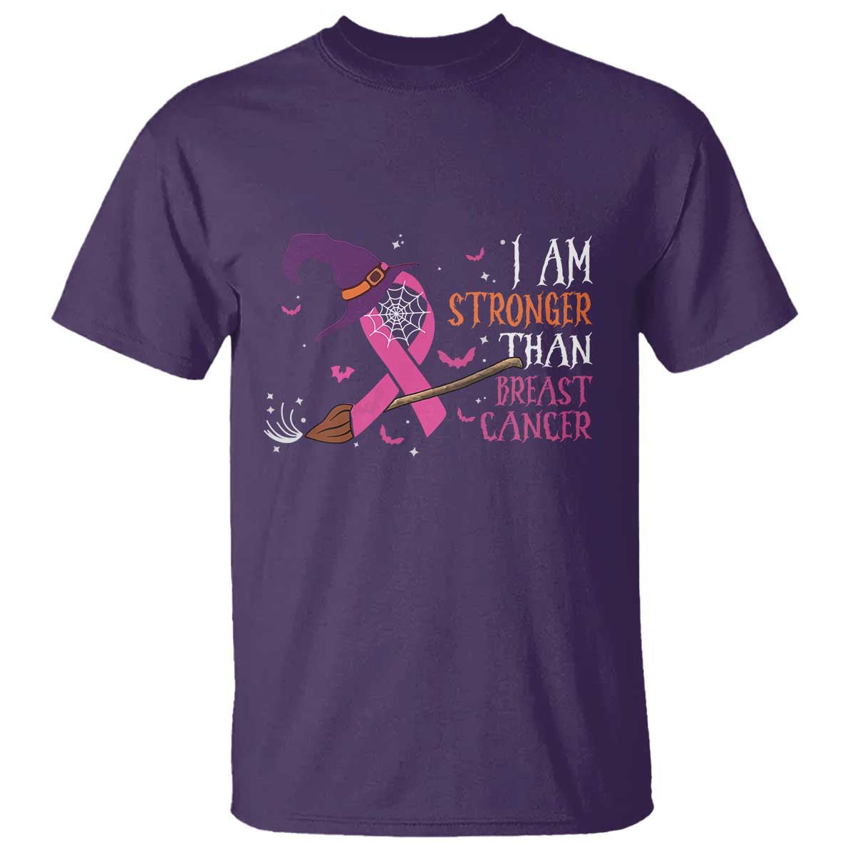 i-am-stronger-than-breast-cancer-halloween-witch-t-shirt
