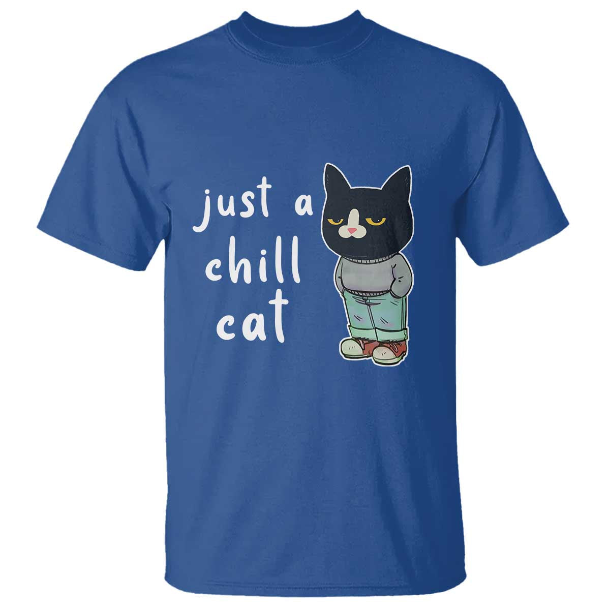 funny-meme-just-a-chill-cat-t-shirt