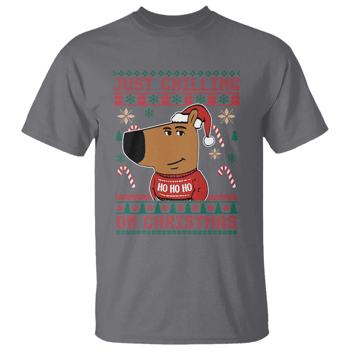 funny-just-chilling-on-christmas-meme-chillin-guy-t-shirt