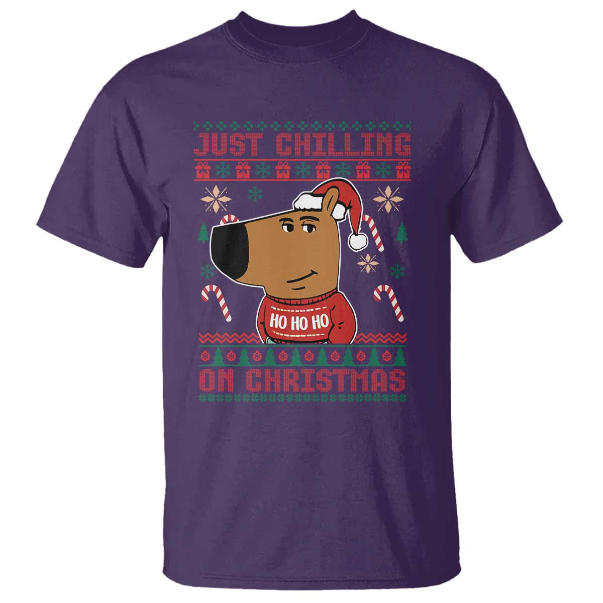 funny-just-chilling-on-christmas-meme-chillin-guy-t-shirt