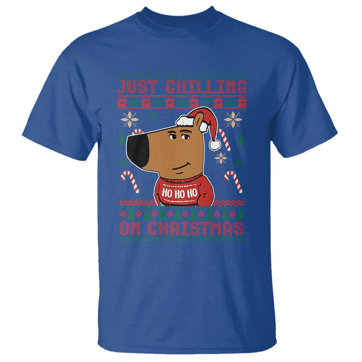funny-just-chilling-on-christmas-meme-chillin-guy-t-shirt