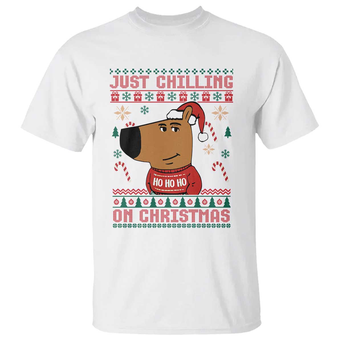 funny-just-chilling-on-christmas-meme-chillin-guy-t-shirt