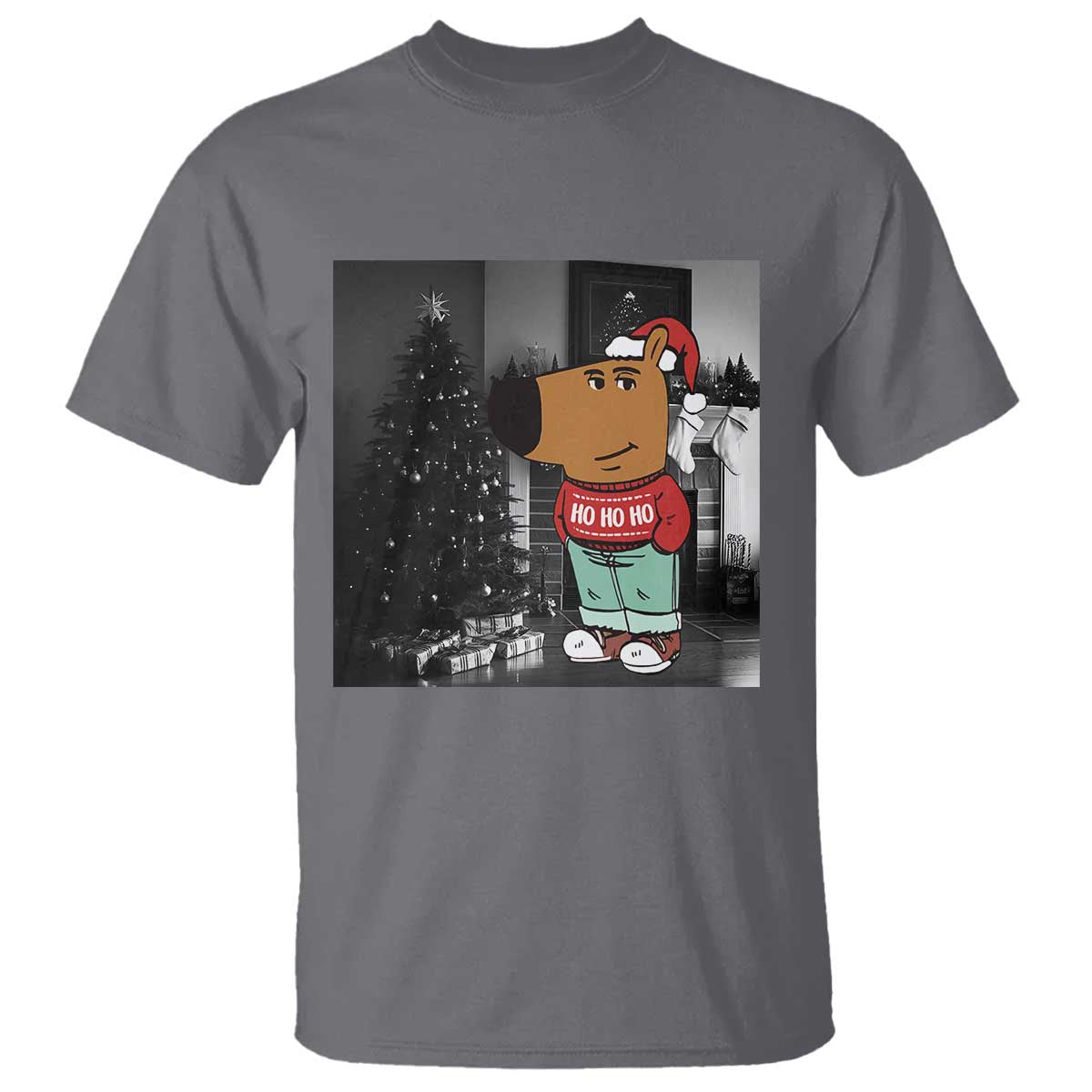 funny-xmas-meme-chilling-guy-santa-t-shirt