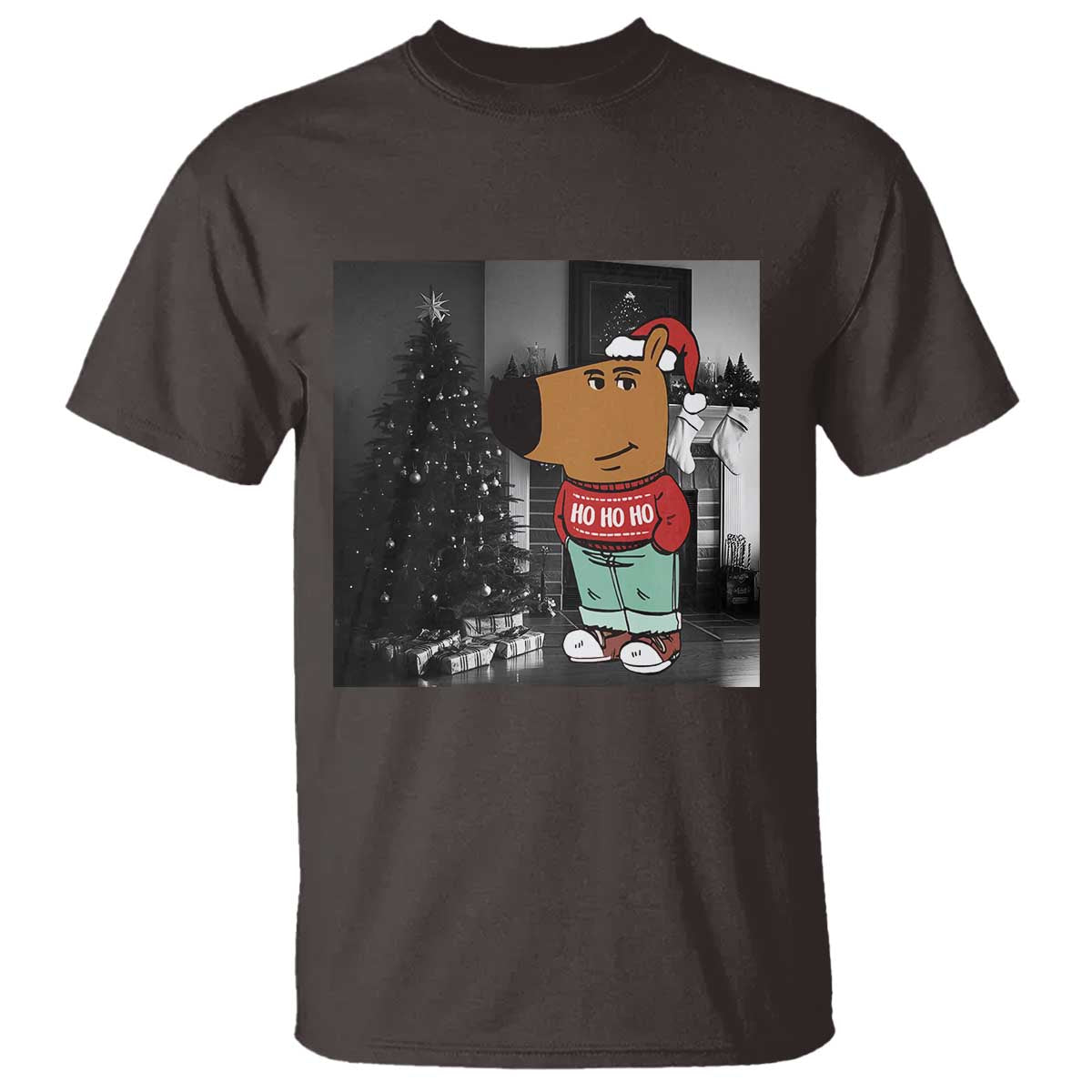 funny-xmas-meme-chilling-guy-santa-t-shirt