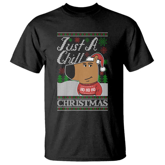 funny-just-a-chill-christmas-viral-meme-t-shirt