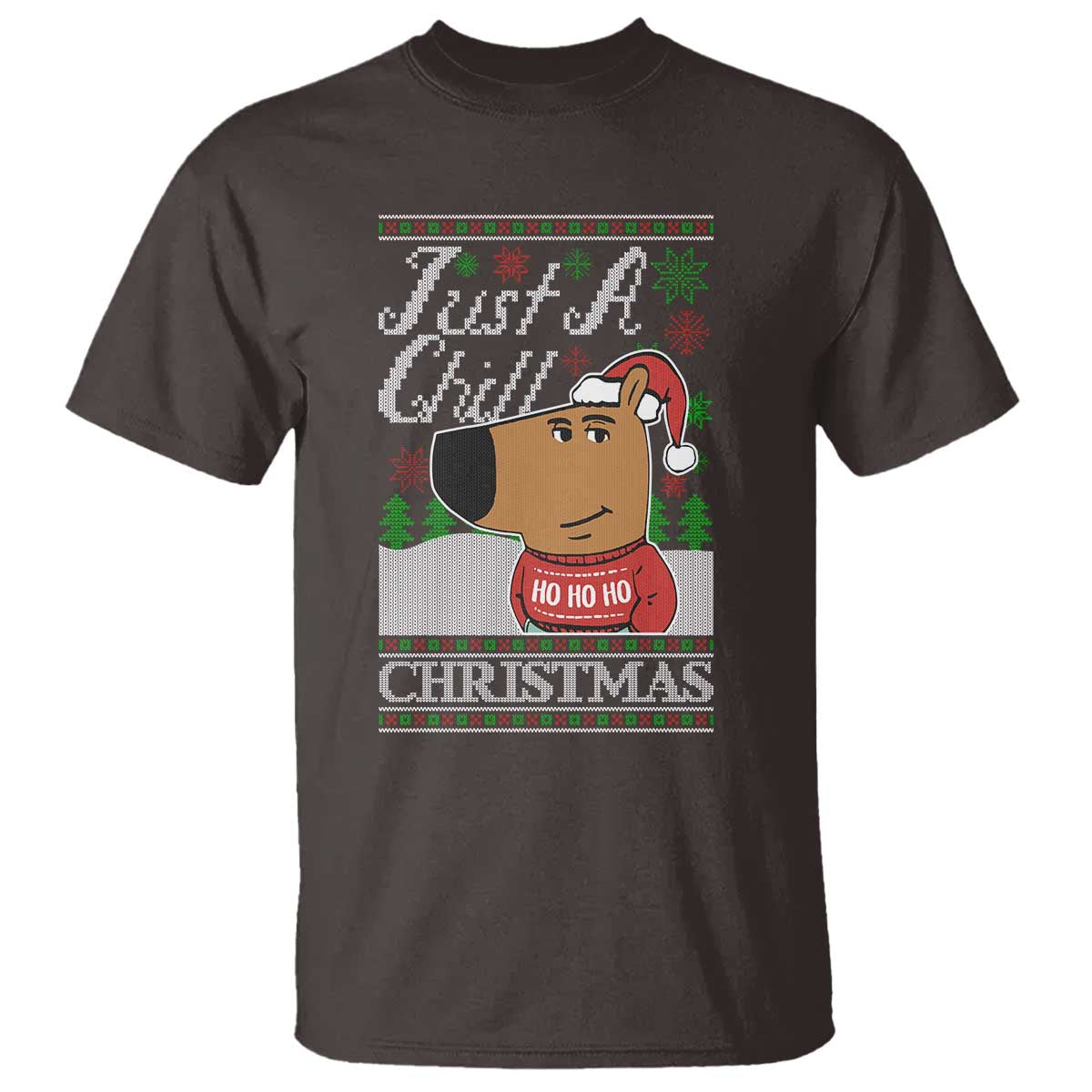 funny-just-a-chill-christmas-viral-meme-t-shirt
