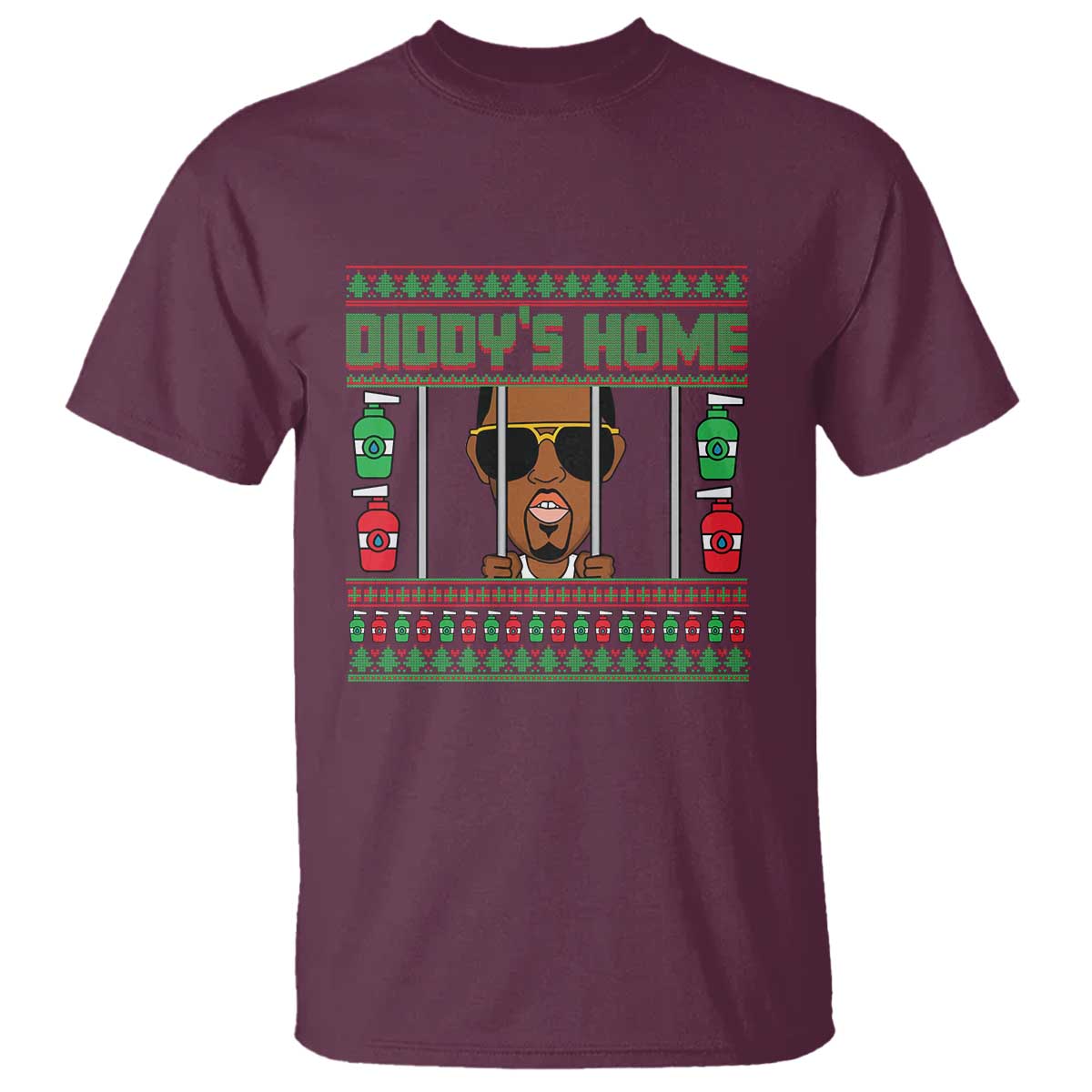 funny-dirty-christmas-diddys-home-diddy-party-t-shirt