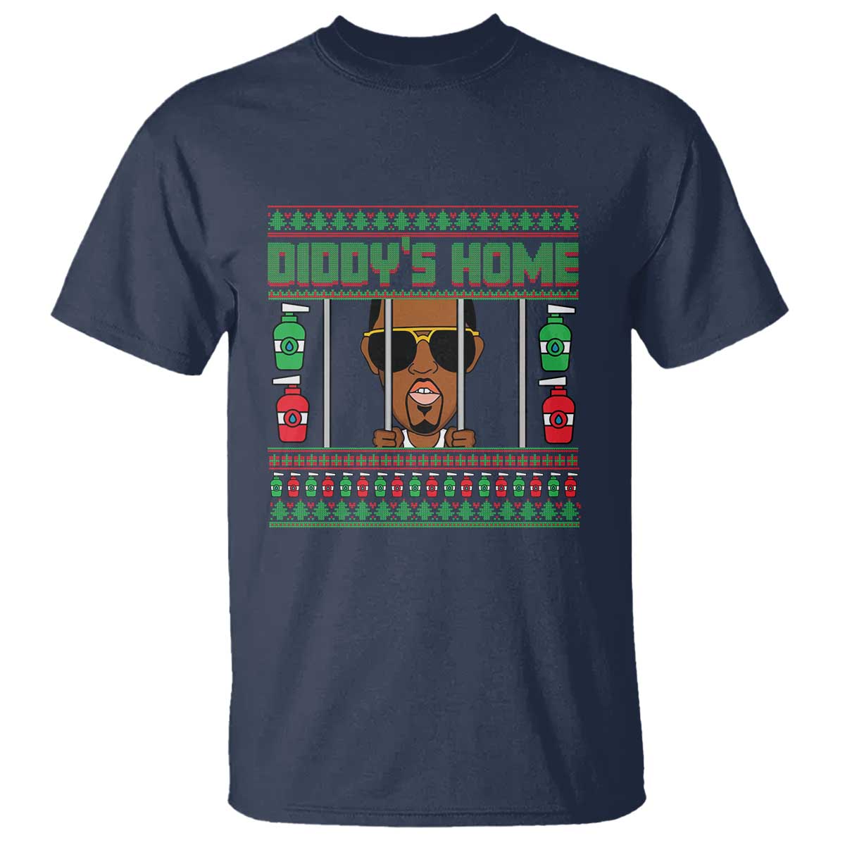 funny-dirty-christmas-diddys-home-diddy-party-t-shirt