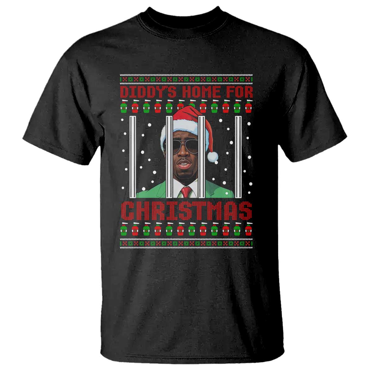 funny-dirty-xmas-t-shirt-diddys-home-for-christmas-diddy-party