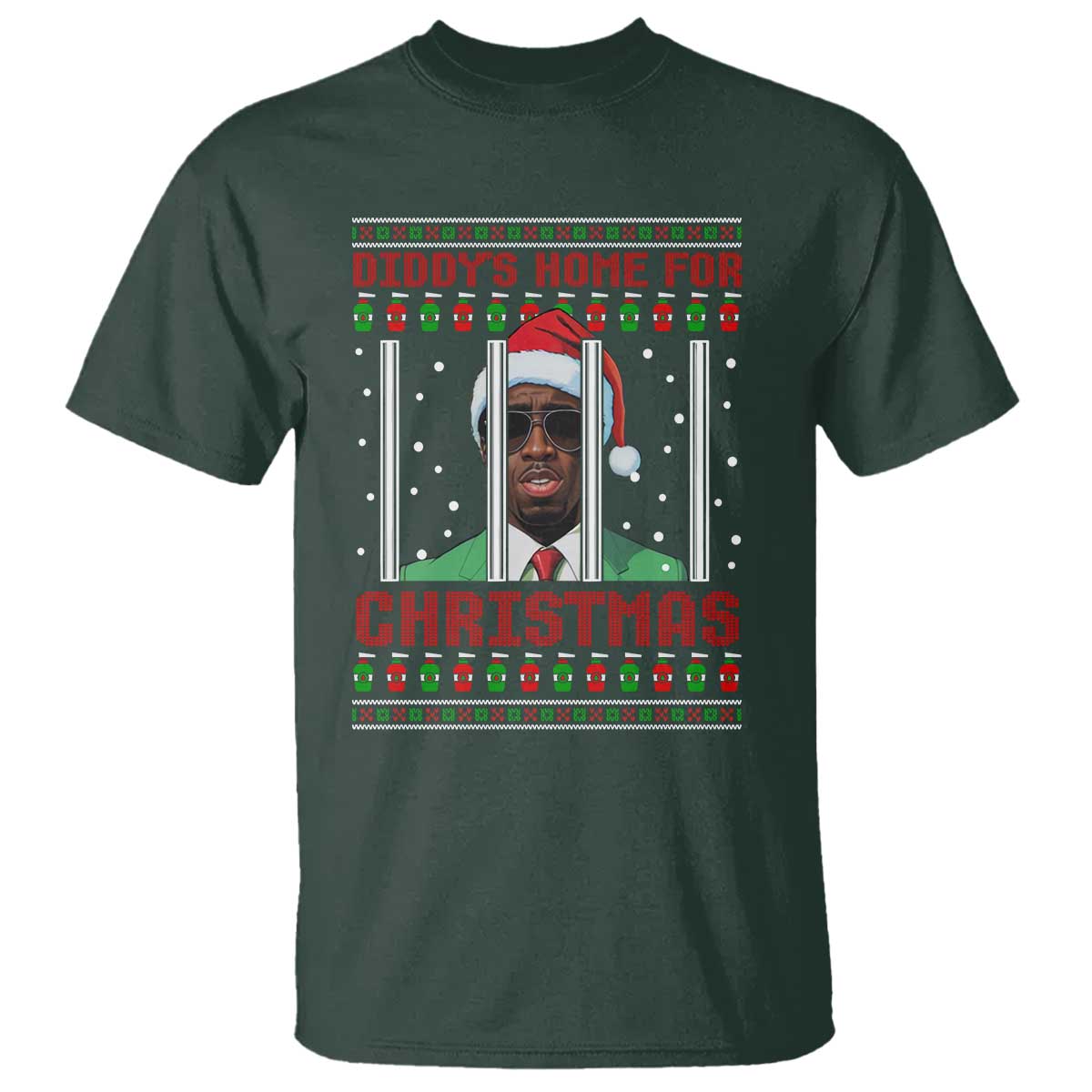funny-dirty-xmas-t-shirt-diddys-home-for-christmas-diddy-party