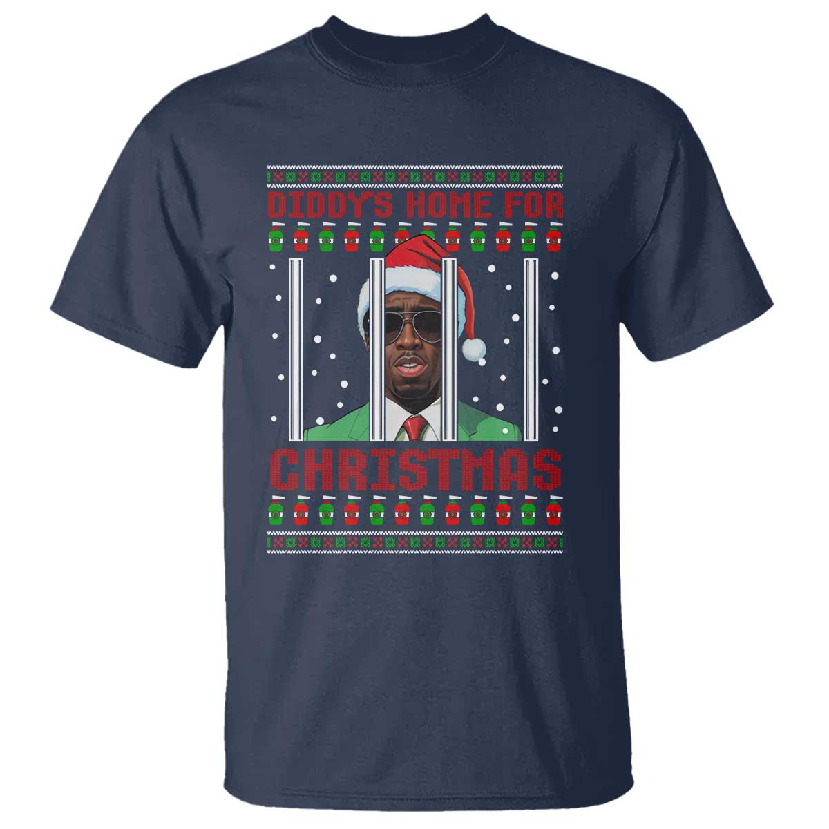 funny-dirty-xmas-t-shirt-diddys-home-for-christmas-diddy-party