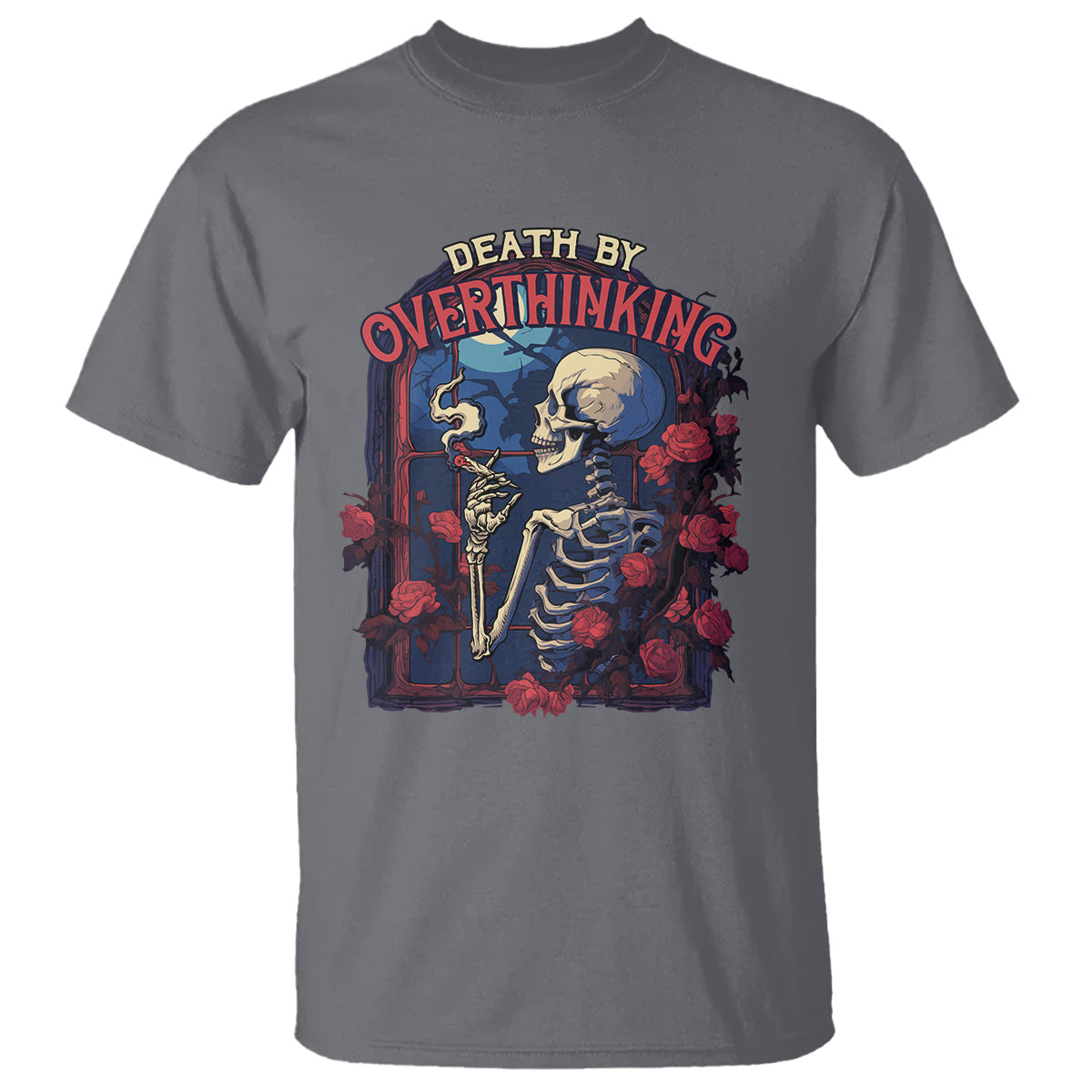 death-by-overthinking-skeleton-smoking-t-shirt