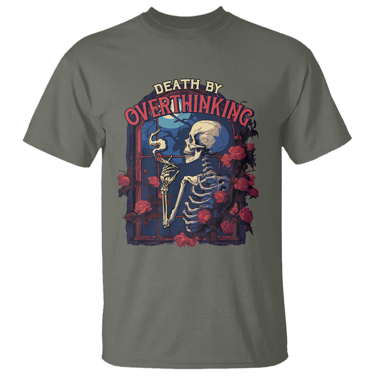 death-by-overthinking-skeleton-smoking-t-shirt