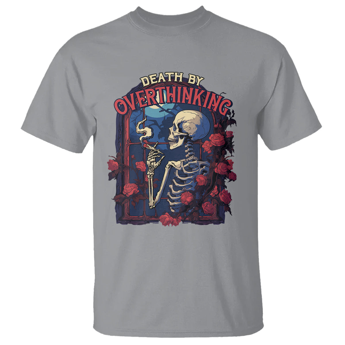 death-by-overthinking-skeleton-smoking-t-shirt