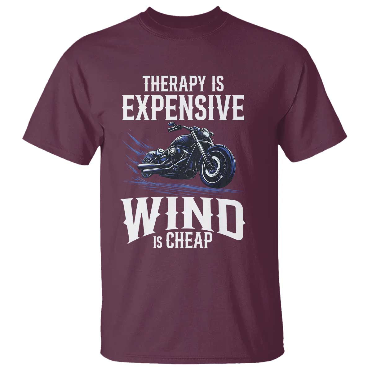 motorcycle-rider-t-shirt-therapy-is-expensive-wind-is-cheap