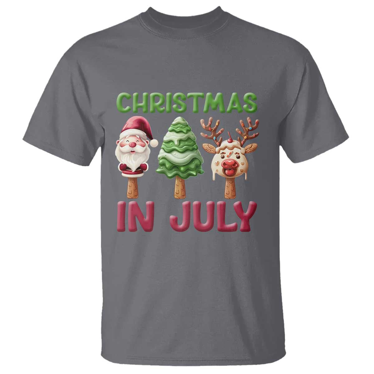 christmas-in-july-t-shirt-ice-cream-santa-christmas-tree-reindeer