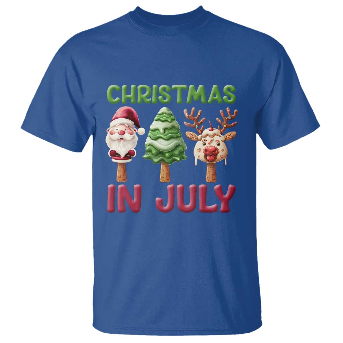 christmas-in-july-t-shirt-ice-cream-santa-christmas-tree-reindeer