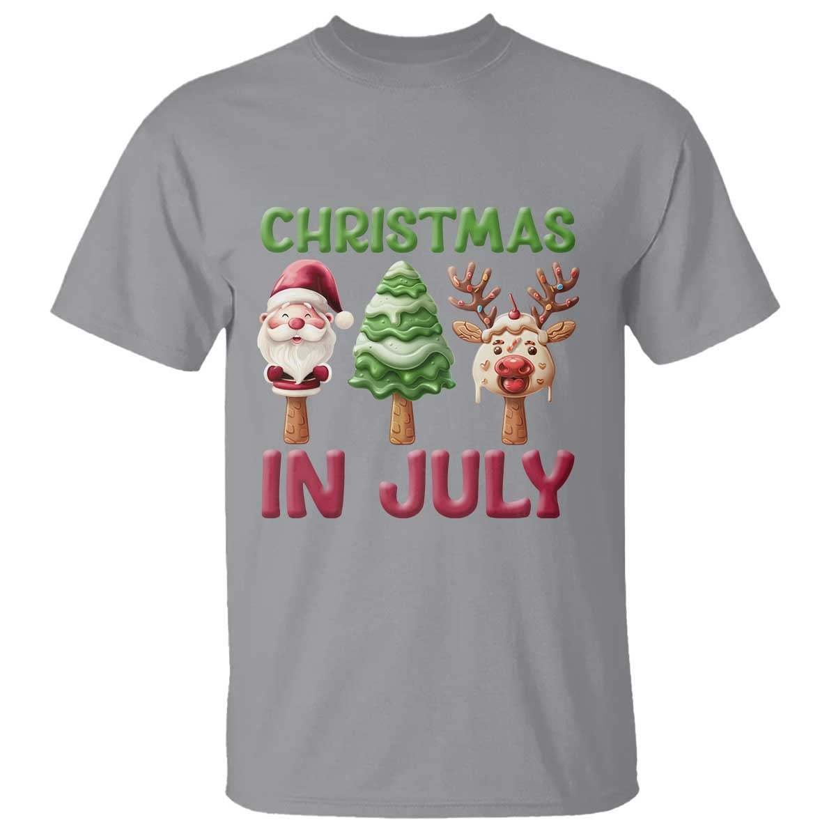 christmas-in-july-t-shirt-ice-cream-santa-christmas-tree-reindeer