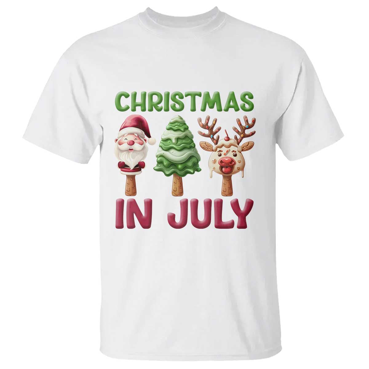 christmas-in-july-t-shirt-ice-cream-santa-christmas-tree-reindeer