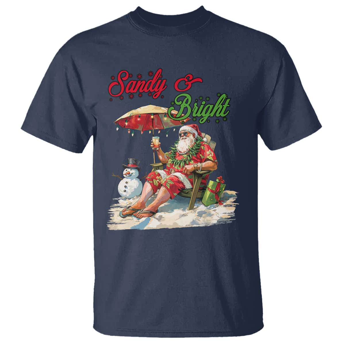 funny-christmas-in-july-t-shirt-sandy-and-bright-santa-at-the-beach