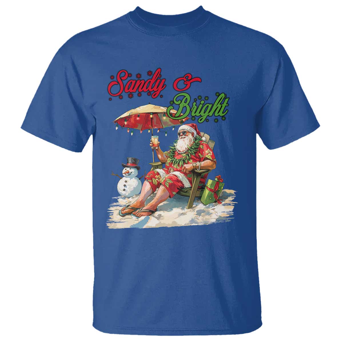 funny-christmas-in-july-t-shirt-sandy-and-bright-santa-at-the-beach