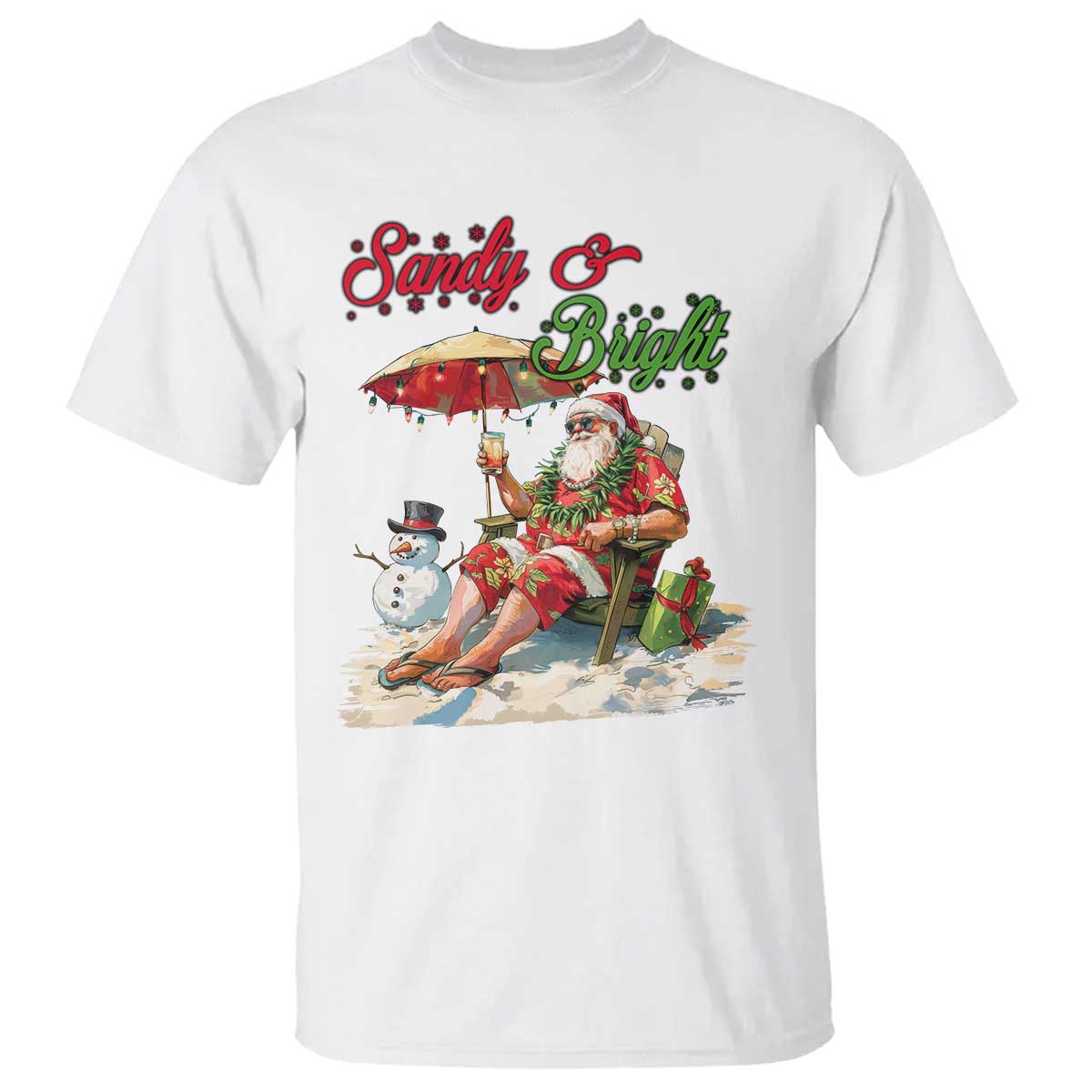 funny-christmas-in-july-t-shirt-sandy-and-bright-santa-at-the-beach
