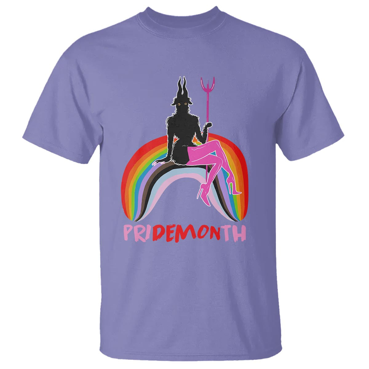 funny-lgbt-pride-t-shirt-pride-demon-month-rainbow-slay-gay-evil