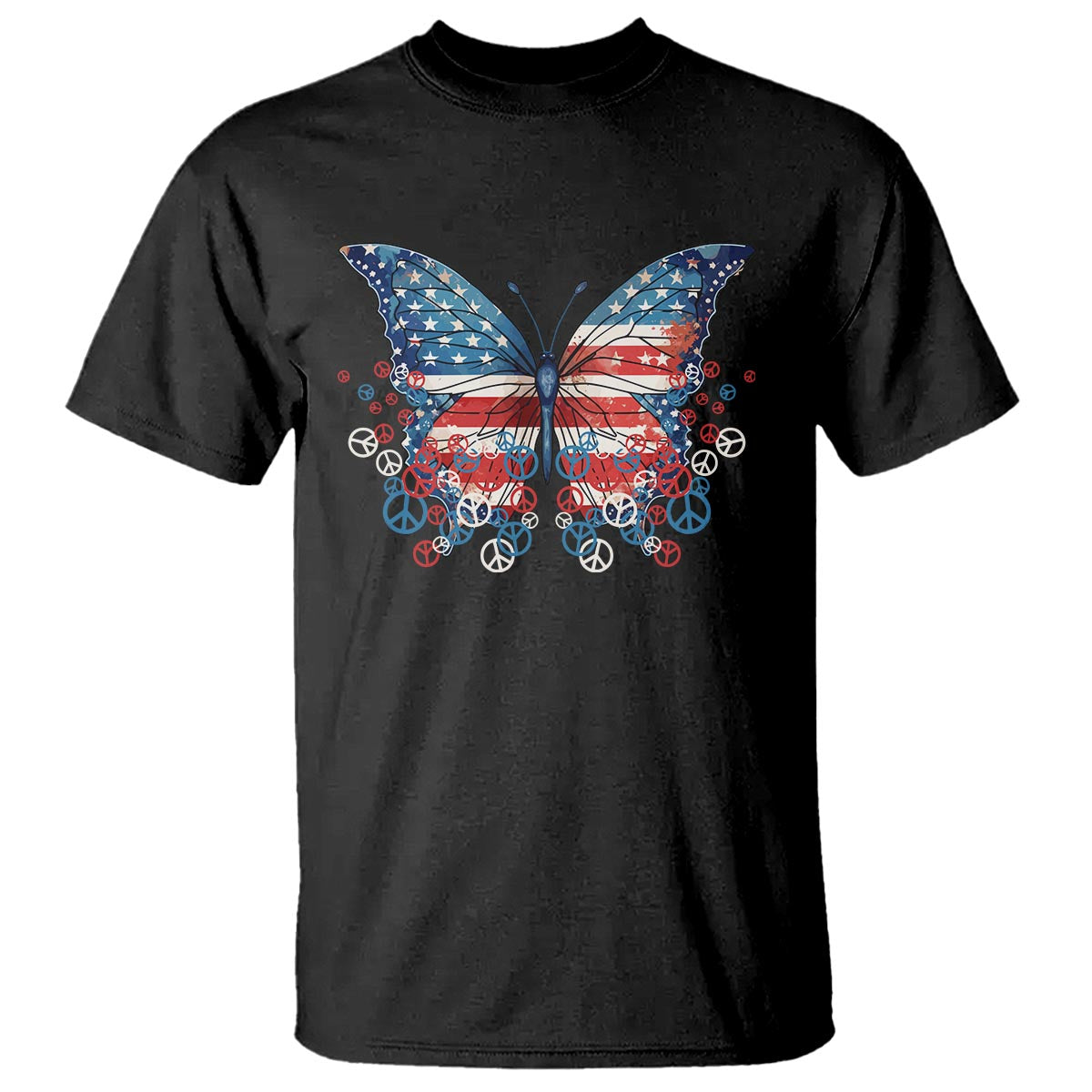 4th-of-july-t-shirt-butterfly-patriotic-peace-signs