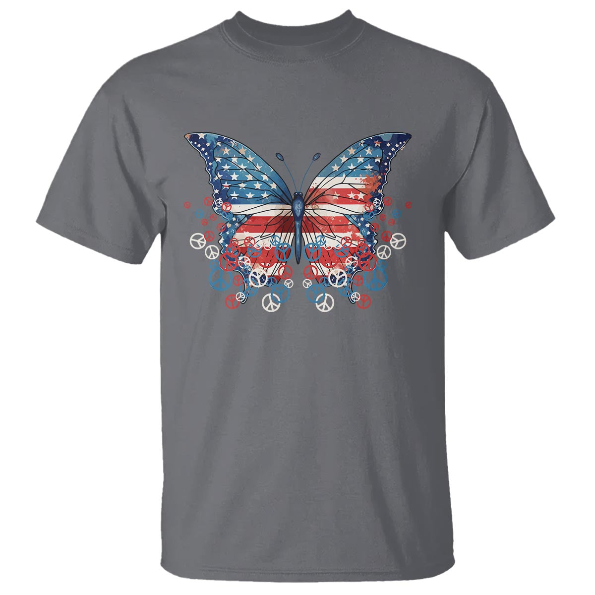 4th-of-july-t-shirt-butterfly-patriotic-peace-signs