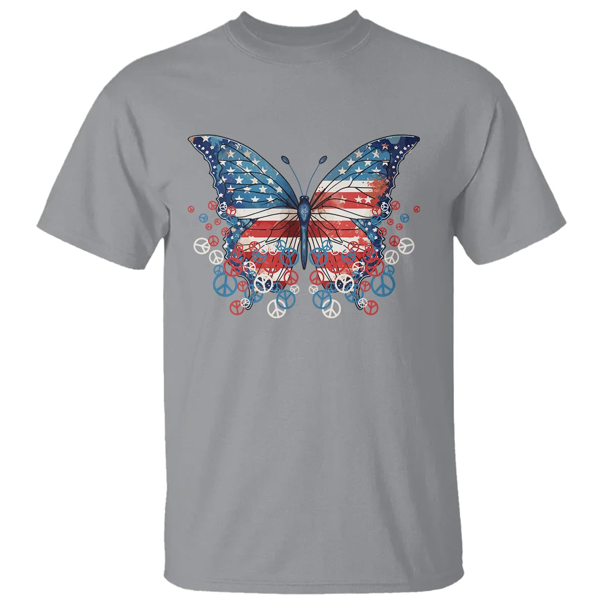 4th-of-july-t-shirt-butterfly-patriotic-peace-signs