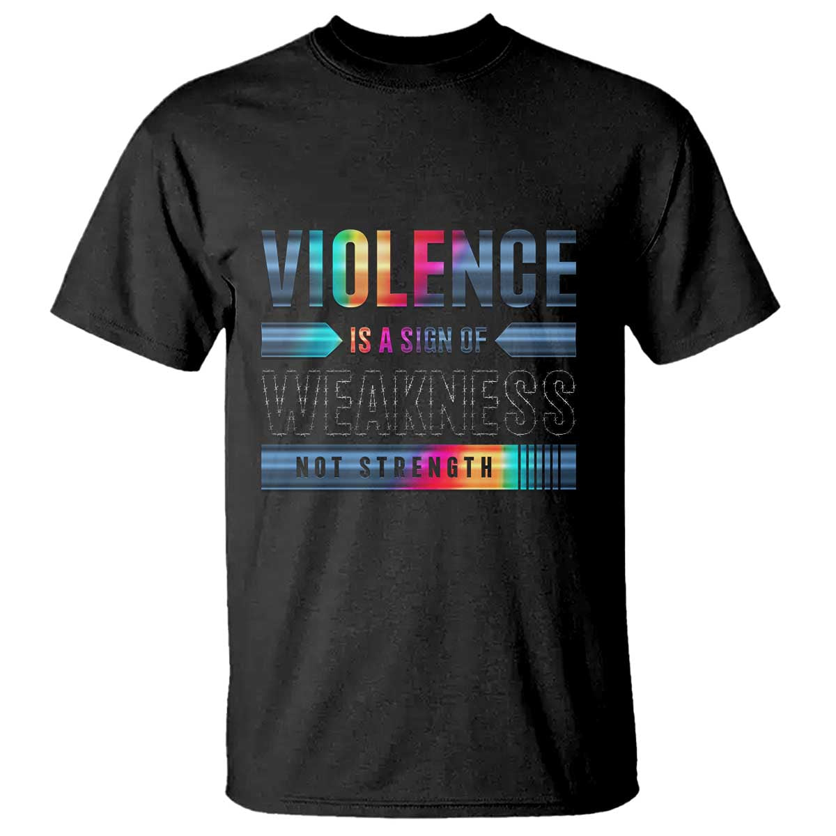 violence-is-a-sign-of-weakness-t-shirt
