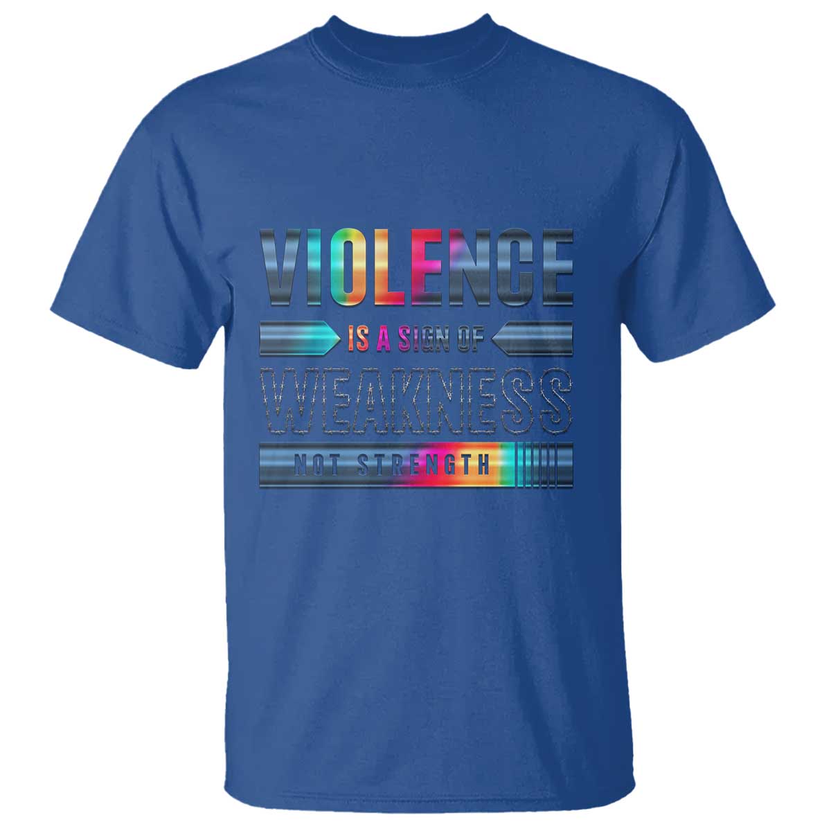 violence-is-a-sign-of-weakness-t-shirt