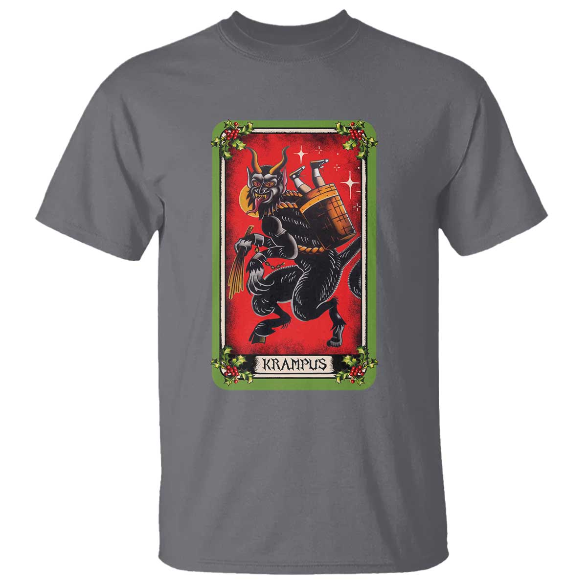 christmas-krampus-t-shirt-american-traditional-tarot-card